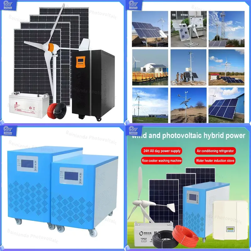 Renewable Energy Kit - Sistema Gerador Híbrido Eólico Solar 3KW