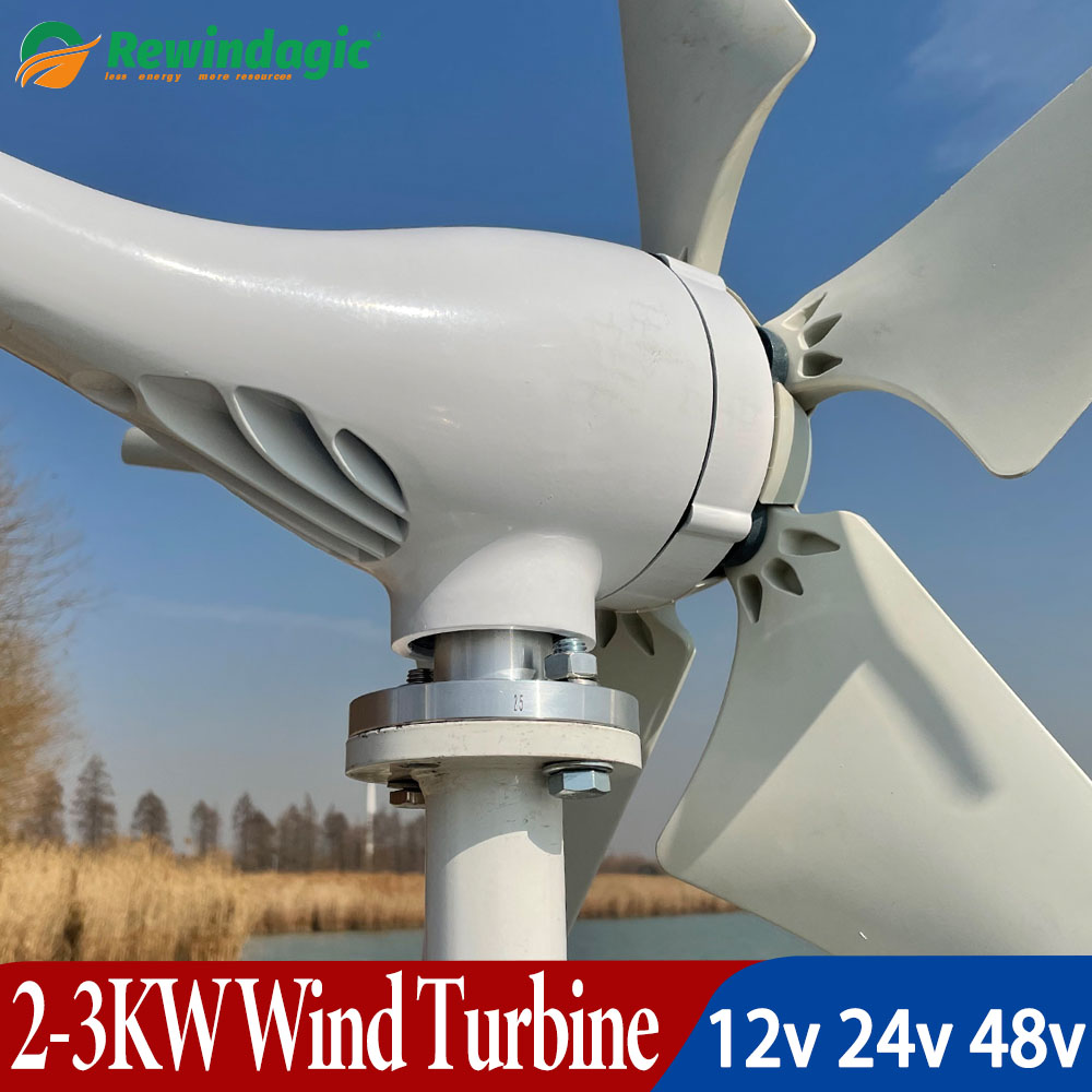 Renewable Energy Kit - Gerador Eólico Completo de Turbina, Kit