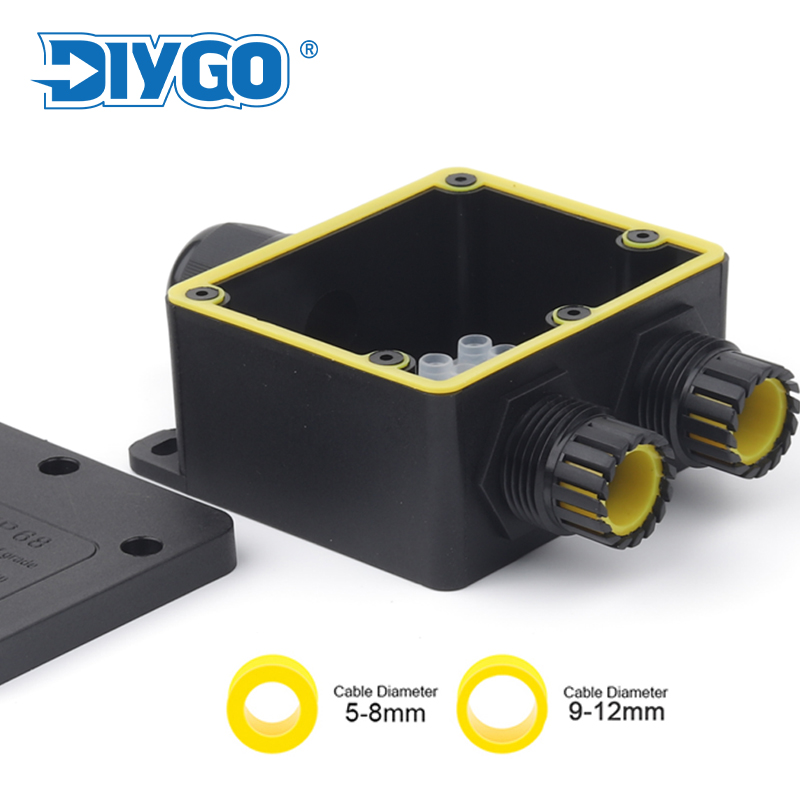 Cable Gland Waterproof - Caixa de junção impermeável externa IP68