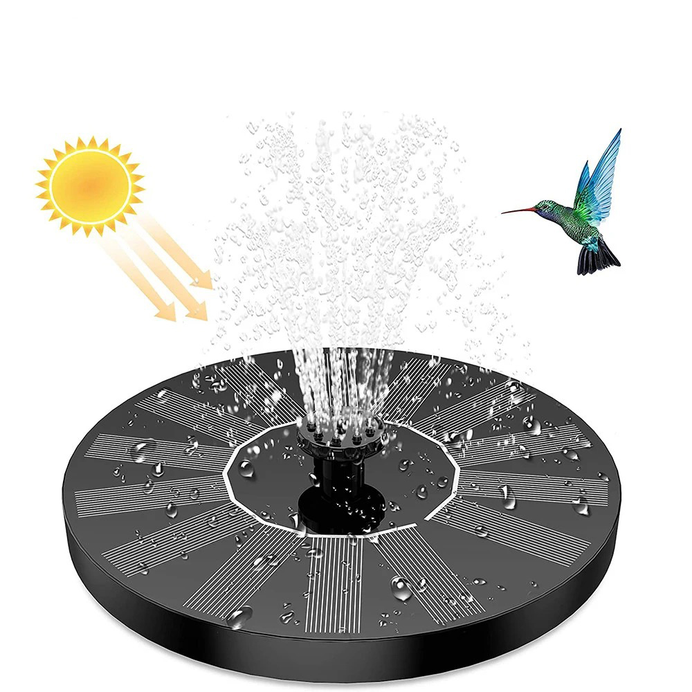 Solar Pool Pump Kit - Painel solar flutuante de 13cm, fonte