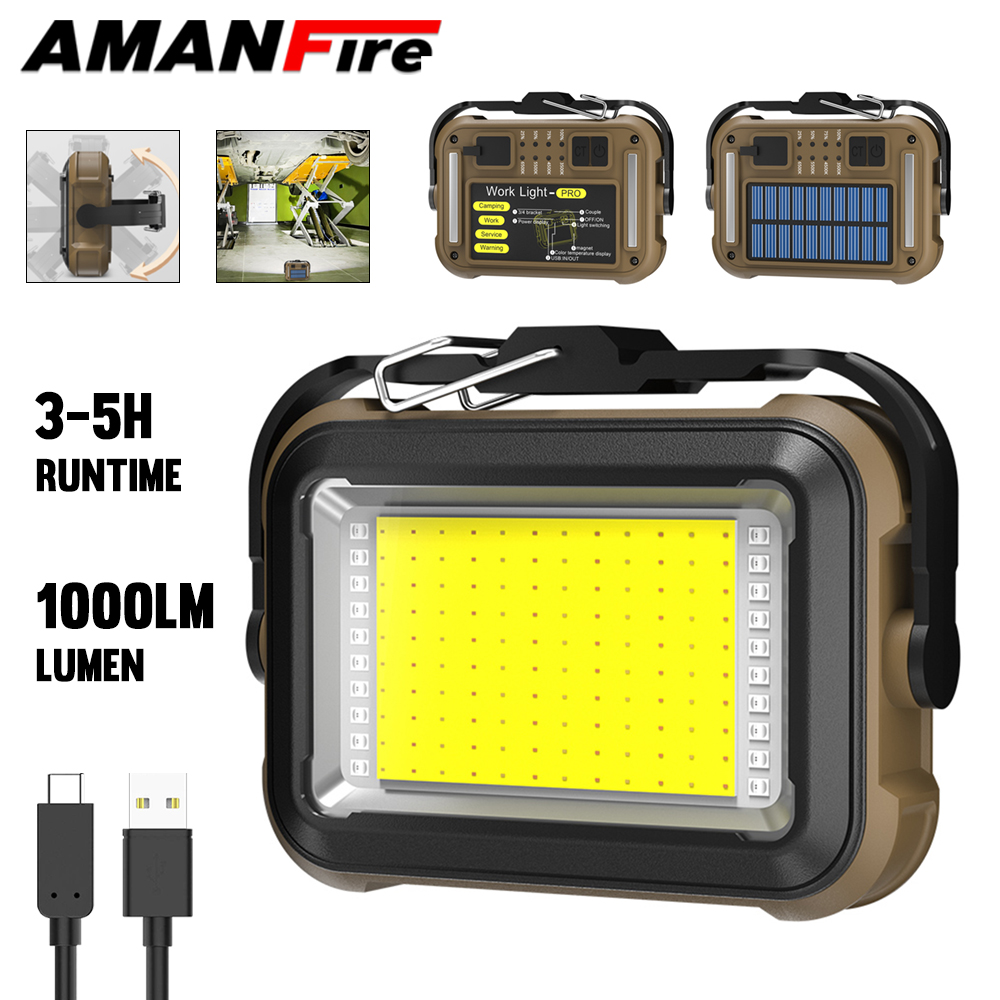 Renewable Energy Kits - Amanfire TZD-03 Luz de trabalho 1000LM