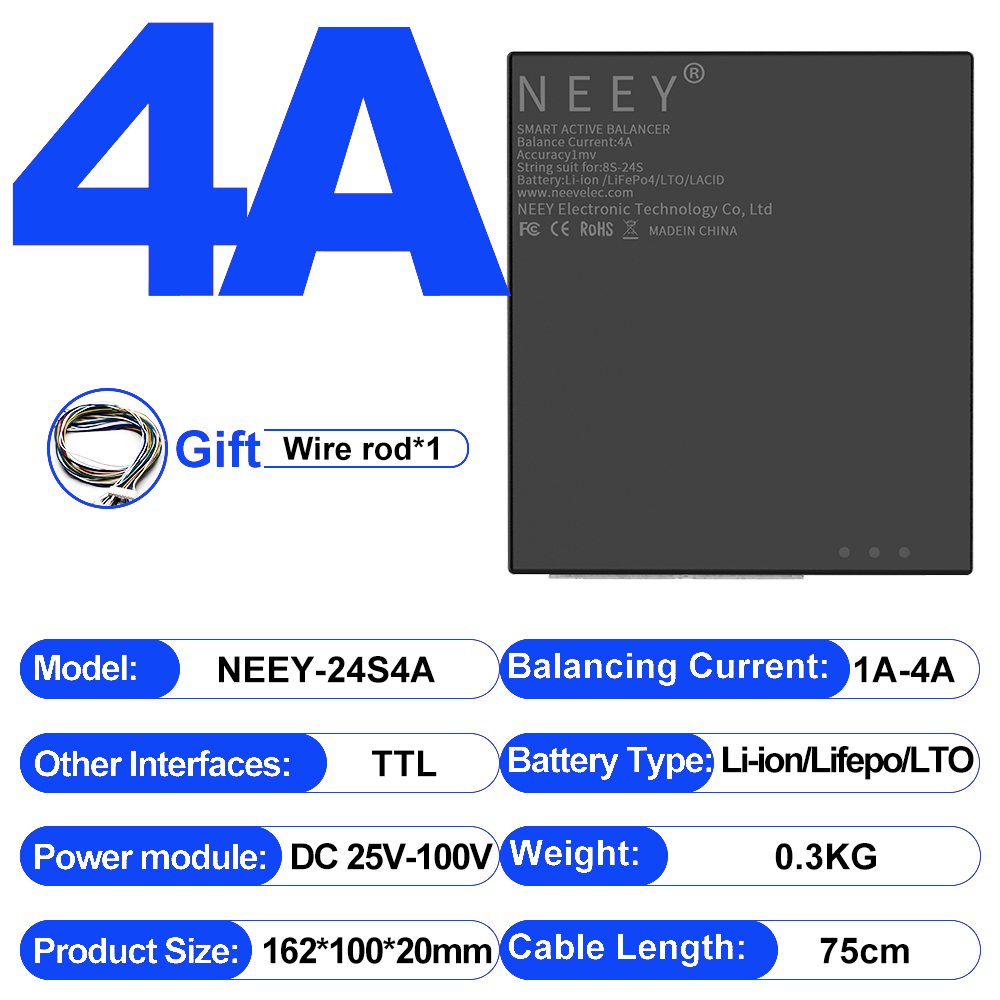 NEEY 4A Balanceador Ativo Inte - Battery Equalizer Balancer avaliação e preço