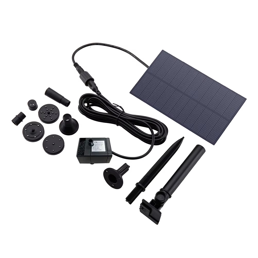 Mini Kit de Bomba Solar 5W 5V  - Solar Pool Pump Kit avaliação e preço