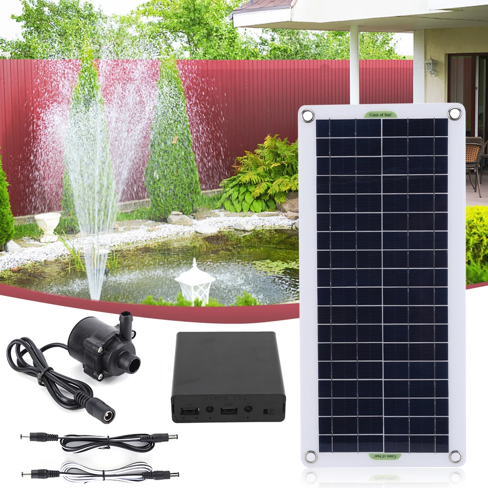 Bomba de Água Solar Sem Escova - Solar Pool Pump Kit avaliação e preço