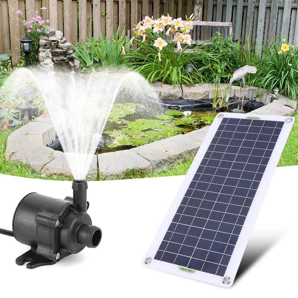 Bomba de Água Solar Sem Escova - Solar Pool Pump Kit avaliação e preço