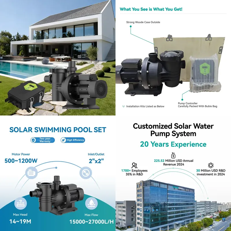 Fornecedor Veichi: Kit de Bomb - Solar Pool Pump Kit avaliação e preço