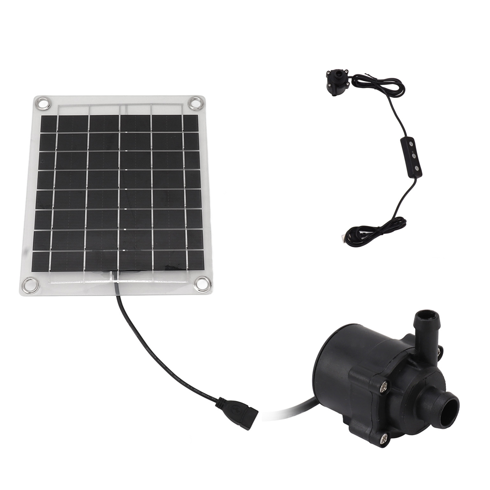 Bomba de Água Solar 12V 10W co - Solar Pool Pump Kit avaliação e preço