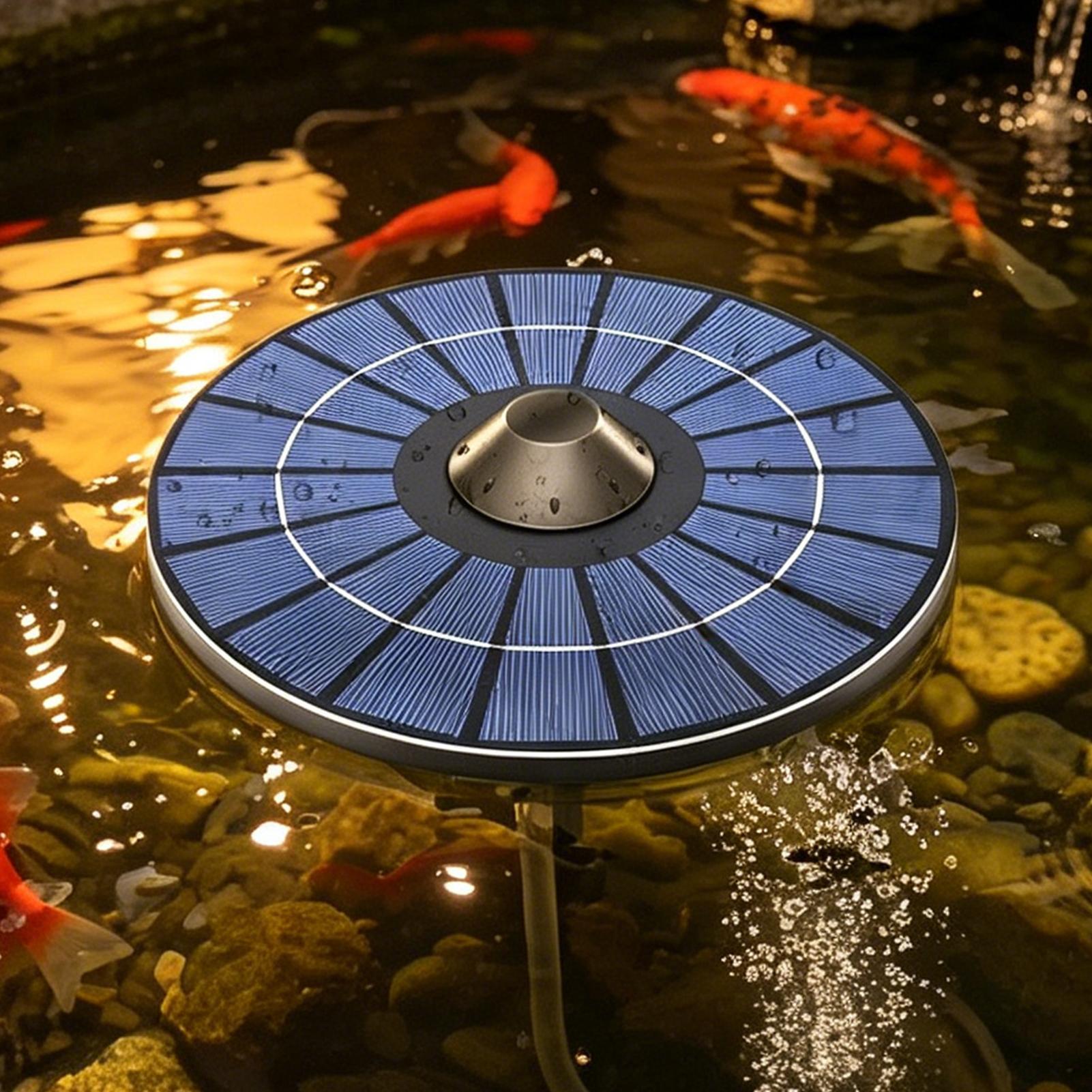 Bomba Aeradora Solar para Lago - Solar Pool Pump Kit avaliação e preço
