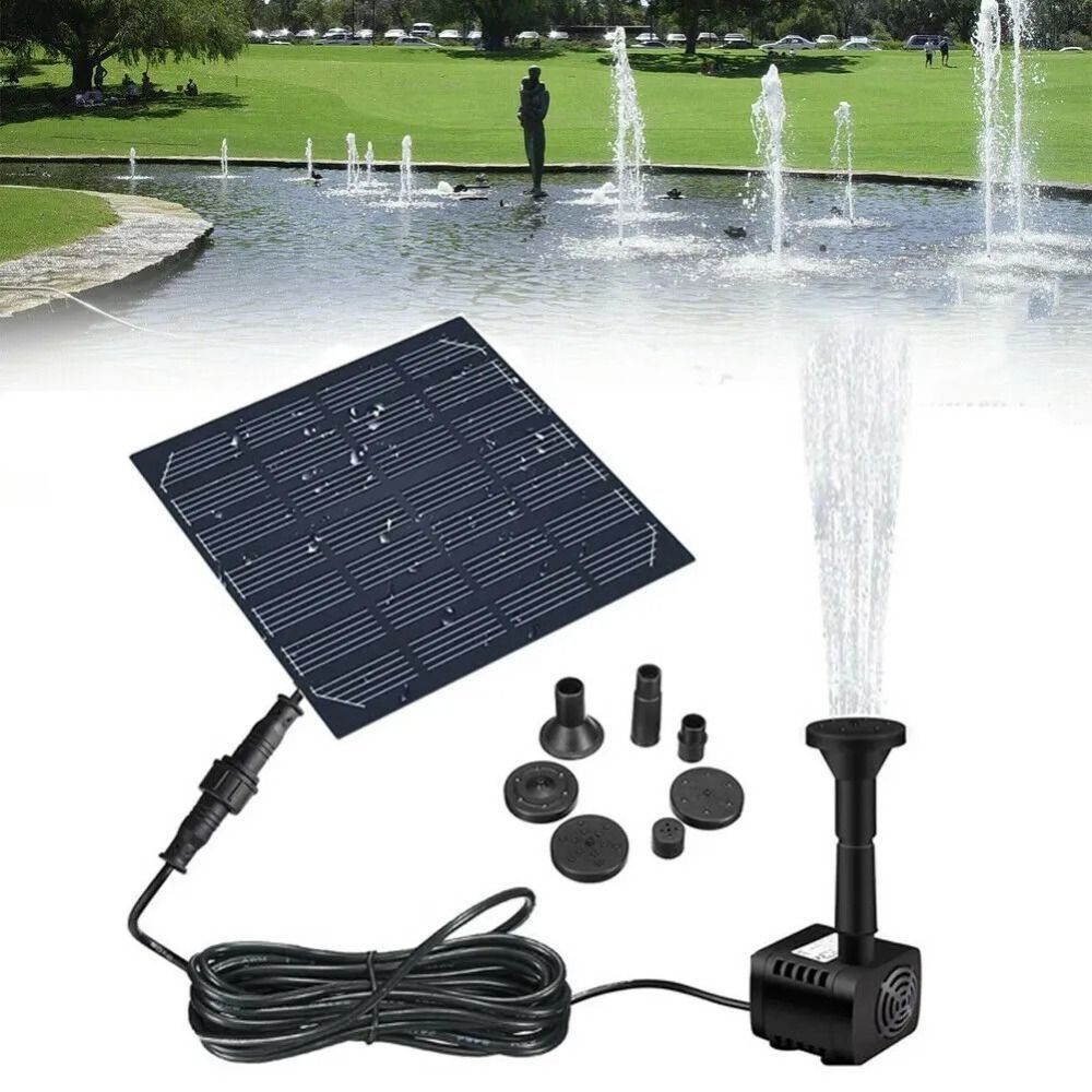 Mini Solar Fountain Pump, Powe - Solar Pool Pump Kit avaliação e preço