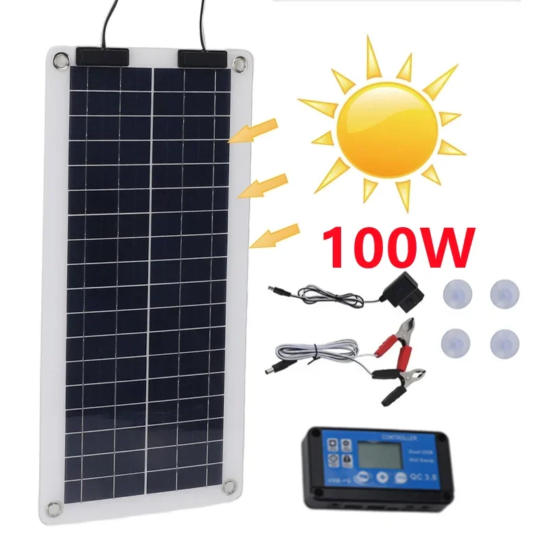 Carregador de painel solar 100 - Renewable Energy Kits avaliação e preço