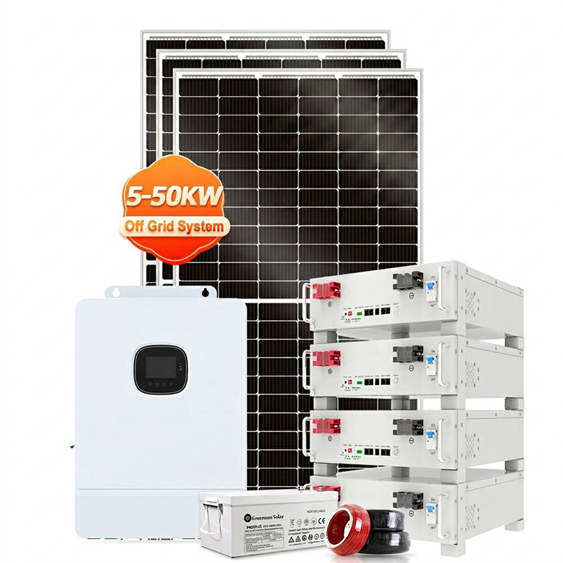 Sistema Solar Comercial Indust - Off Grid Solar Kit avaliação e preço