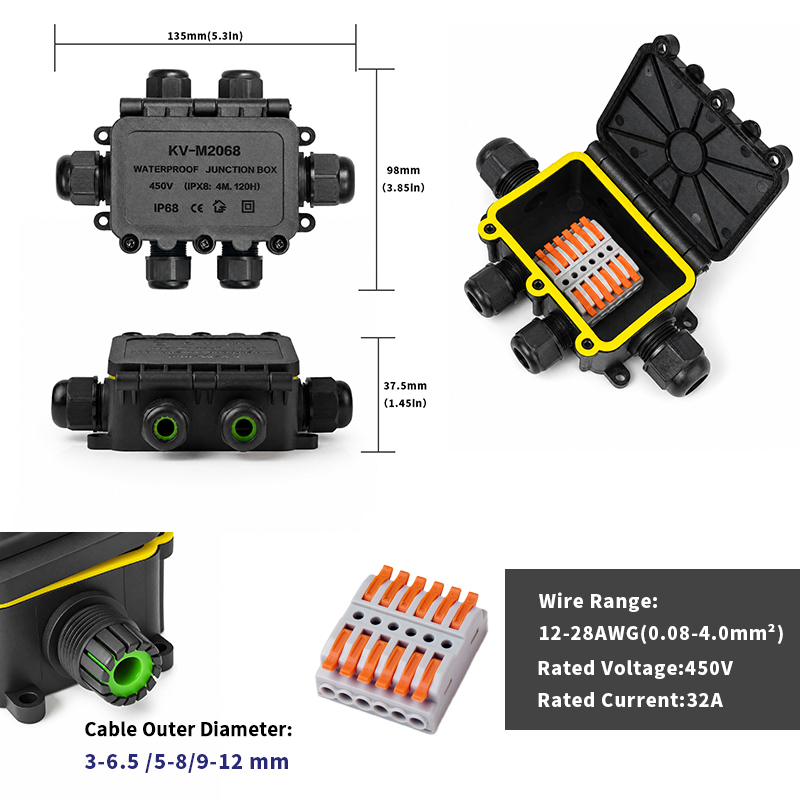 Caixa de Junção à Prova d'Água - Cable Gland Waterproof avaliação e preço